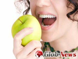 Яблоки вредят зубам